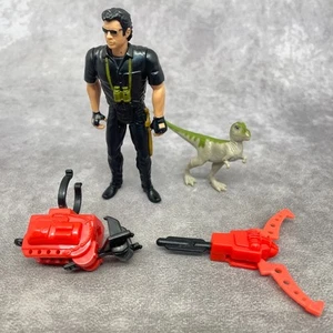 Jurassic Park Lost World Ian Malcolm con lancio missile intelligente T-Rex Hatchling - Foto 1 di 13