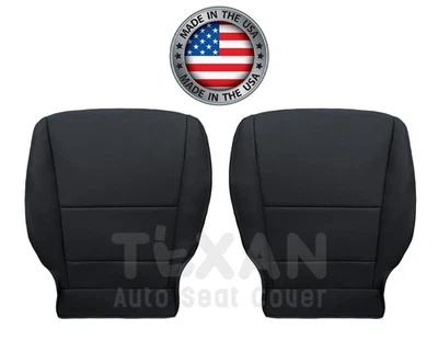 Capa de assento inferior de motorista/passageiro couro preta para 2016-2022 Honda Pilot EXL - Imagem 1 de 4