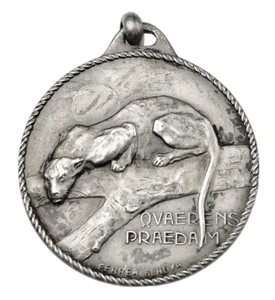 Vintage Old Italian Navy Destroyer Pantera 1924–1941 Commemorative Silver Medal - Picture 1 of 2