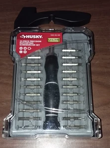 Nuevo juego de destornilladores de trinquete de precisión Husky de 23 piezas - Imagen 1 de 4