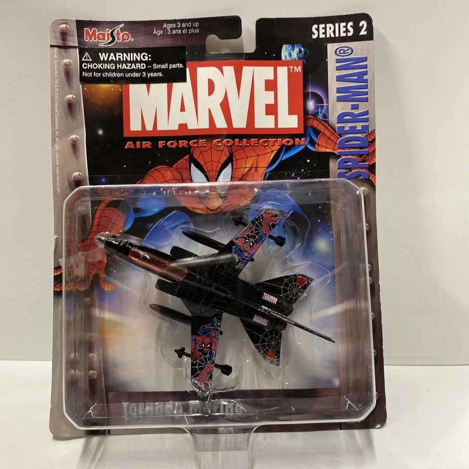 MARVEL Air Force Collection SPIDER-MAN / TORNADO MARINE Series #2 Maisto Diecast - Image 1 of 4