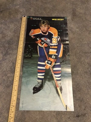 Wayne Gretzky 1979-80 Goal Magazine Poster 11”x24”-Edmonton Oilers - Image 1 of 4