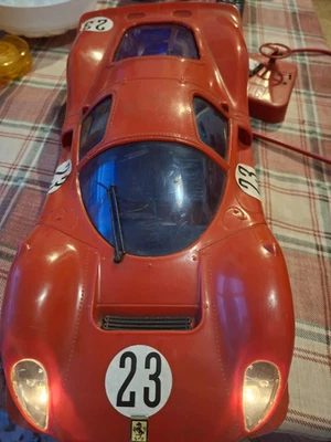 Ellegi Elgi Ferrari P4 prototipo 1/10 filoguidata vintage (leggi descrizione) - Immagine 1 di 4