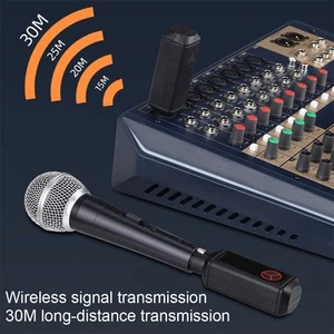 Système de microphone sans fil compact 2 4 GHz émetteur et récepteur XLR - Zdjęcie 1 z 14
