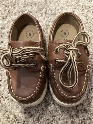 Baby Boy, Boat Shoe Size 5 Cherokee Tan - Image 1 of 4