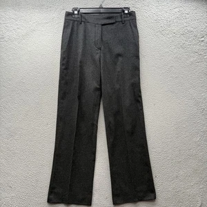 Loro Piana Wool Pants Women’s 42 Gray Trousers Straight Leg Carrer Luxury Italy - Picture 1 of 15
