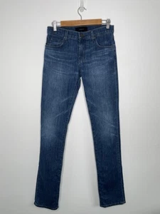 J Brand Tyler Slim Fit Straight Jeans Mid Blue Denim Size 28 Mens L33 - Picture 1 of 8