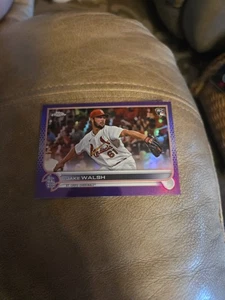 Jake Walsh 2022 Topps Chrome Update #USC156 Purple Refractor - Bild 1 von 2