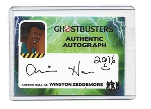 GHOSTBUSTERS Trading Card ARSENIO HALL as WINSTON ZEDDEMORE AUTOGRAPH CARD - Picture 1 of 2