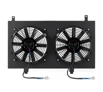 Mishimoto Performance Aluminum Fan Shroud Kit Black Fits 2003-2006 Nissan 350Z - Image 1 of 4