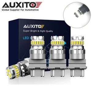 AUXITO LED 3157 3156 Luz de freno de reversa Bombilla de estacionamiento 2400LM 6500K sin errores - Imagen 1 de 10
