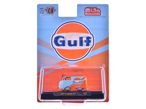 1960 VOLKSWAGEN DELIVERY VAN "GULF OIL" 1/64 DIECAST MODEL CAR BY M2 31500-MJS84 - Picture 1 of 1