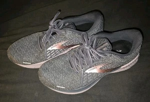 Brooks Adrenaline GTS 21 Damen 9,5 sportlich Laufen schwarz & lila Turnschuhe - Bild 1 von 5