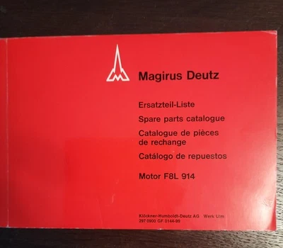 Ersatzteilliste Magirus Deutz Motor F8L914 - Bild 1 von 4