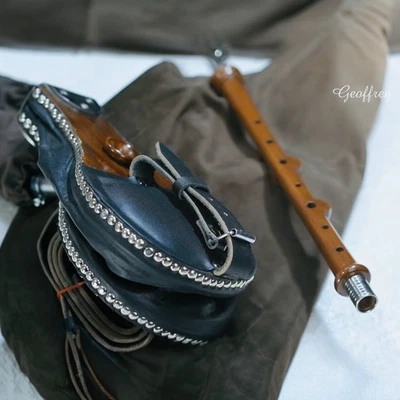 Geoffrey | Irish Uilleann Bagpipe Balg Pump | Free Reeds, Booklet & Carry Bag - Bild 1 von 4