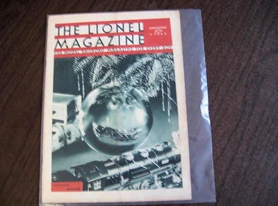 "The Lionel Magazine" Model Railroad - November December 1933 Vol 3 No 6 - Image 1 of 4