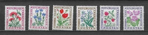France fleurs série de 6 timbres-taxe neufs MNH /TE5734 - Imagen 1 de 1