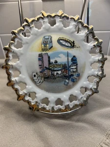 Reno Nevada Vintage Porcelain Souvenir Plate 10.5" Diameter Collector's Edition - Picture 1 of 1