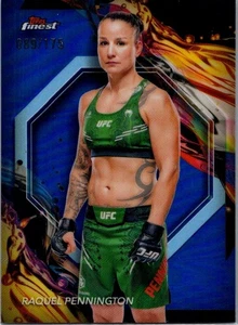 2024 Topps Finest UFC | Raquel Pennington #148 Uncommon | Blue Refractor /175 - Bild 1 von 2