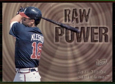 1996 Fleer Ultra #597 Ryan Klesko Atlanta Braves - Image 1 of 2