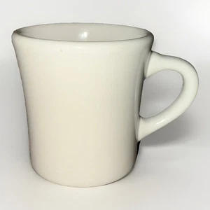 Vtg Buffalo USA Heavy Thick Restaurant Ware White Coffee Cup Mug w/ Stamp 9612M - Picture 1 of 7