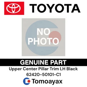 62420-50101-C1 Upper Center Pillar Trim LH Black for Lexus (Est. LS460/LS600h) - Foto 1 di 1