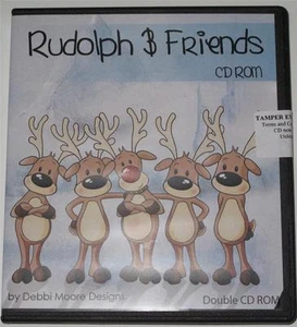Debbi Moore Designs Rudolph & Friends Double CD Rom (291356) - Picture 1 of 3