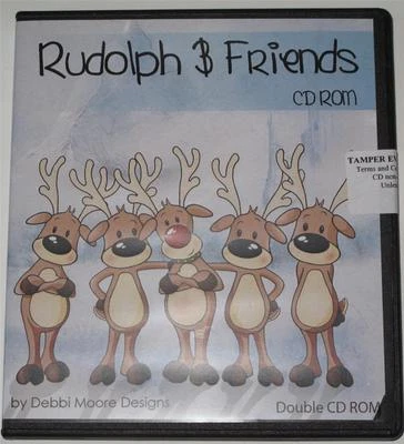 Debbi Moore Designs Rudolph & Friends Double CD Rom (291356) - Image 1 of 3