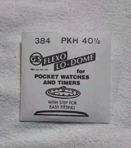 Germanow-Simon (GS) PKH41 1/2 Watch Crystal NOS Part Flexo Lo-Dome Replacement - Picture 1 of 2