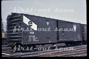 F Original Slide - Pennsy PRR PC 47`124 Box Car May 1970 - Picture 1 of 1