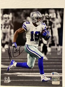 Amari Cooper Signed Dallas Cowboys 8x10 Photo Beckett - Picture 1 of 5