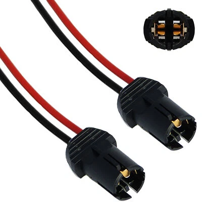 2x W5W T10 Stecker Fassung Standlicht Parklicht Sockel Glassockel Stecksockel - Bild 1 von 4