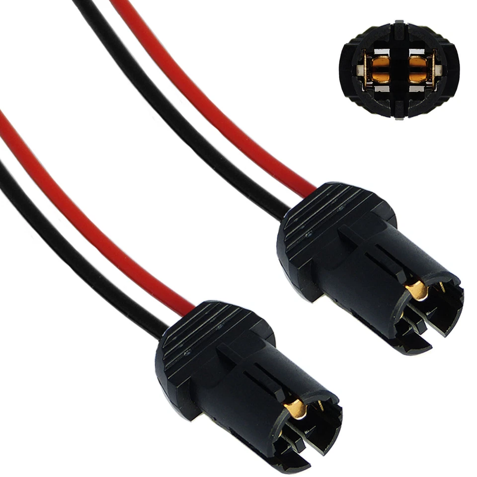 2x W5W T10 Stecker Fassung Standlicht Parklicht Sockel Glassockel Stecksockel - Bild 1 von 4