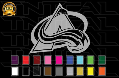 Colorado Avalanche Decal Sticker Hockey Team Logo NHL Vinyl Car Window Wall - Image 1 of 2