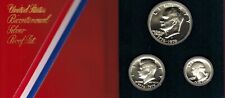 1976-S 40% Silver Proof Bicentennial 3 Coin Set. Free US Shipping
