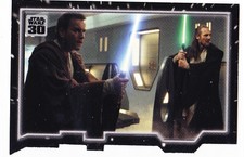 Topps Star Wars 30th Anniversary Tryptic Card Master and Apprentice Piece 1