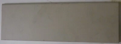 Vintage Matte Beige Ceramic Bullnose Wall Tile 11 3/4" x 3 7/8" - Image 1 of 2