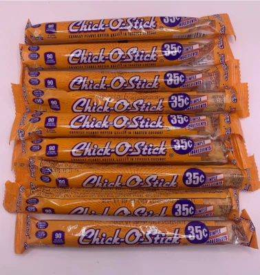 36 Sticks Atkinson's Chick-O-Stick Peanut Butter Toasted Coconut Candy | .7oz