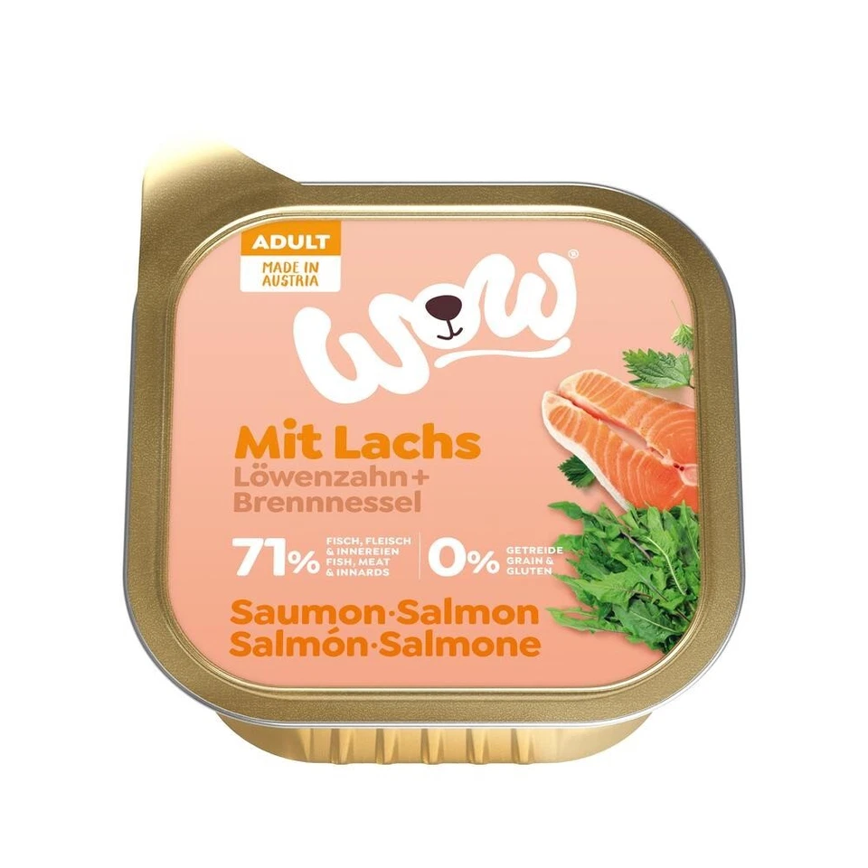 WOW Dog Lachs 22 x 150g - Bild 1 von 1