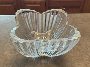 VTG Mikasa Lydia  6" Lead Crystal Bowl Tulip Shaped candy Dish, Free Shipping - Picture 1 of 6