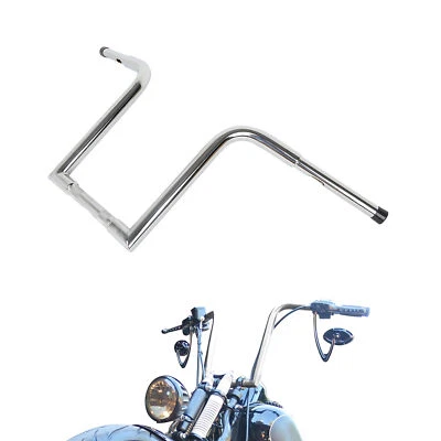 14" Rise 1 1/4" Ape Hanger Handlebar Fit For Harley Davidson Sportster - Image 1 of 4