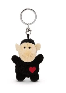 Schlüsselanhänger Schaf schwarz mit Herz - Bild 1 von 3