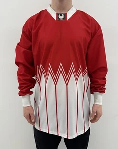 VINTAGE 1990s UHLSPORT JERSEY TEMPLATE STYLE SOCCER FOOTBALL SHIRT LONG SLEEVE - Bild 1 von 8
