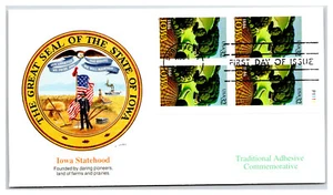 Fleetwood Cachet  IOWA  Plate Block First Day Unaddressed Unsealed   FL490 - Bild 1 von 1