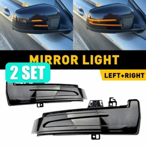 LED Side Mirror Signal Light For Mercedes-Benz A B C S CLS CLA GLK Class-2SET - Picture 1 of 11