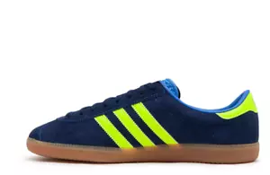 adidas Men's Hochelaga Spezial Navy/Yellow HQ9950 Authentic - Picture 1 of 13