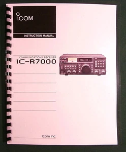 Icom IC-R7000 Instruction Manual - Premium Card Stock & Protective Covers! - Picture 1 of 1