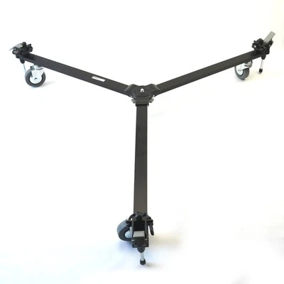 Manfrotto Basic Dolly / Stativwagen mit 80mm Rädern für leichte Kamerastativ - Bild 1 von 3