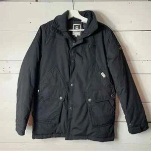 G-Star Raw Men's Ontario Parka Utility Field Jacket Zip Up in Black Size S - Picture 1 of 10