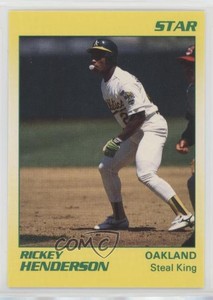 1991 Star Rickey Henderson Rickey Henderson #9 HOF
